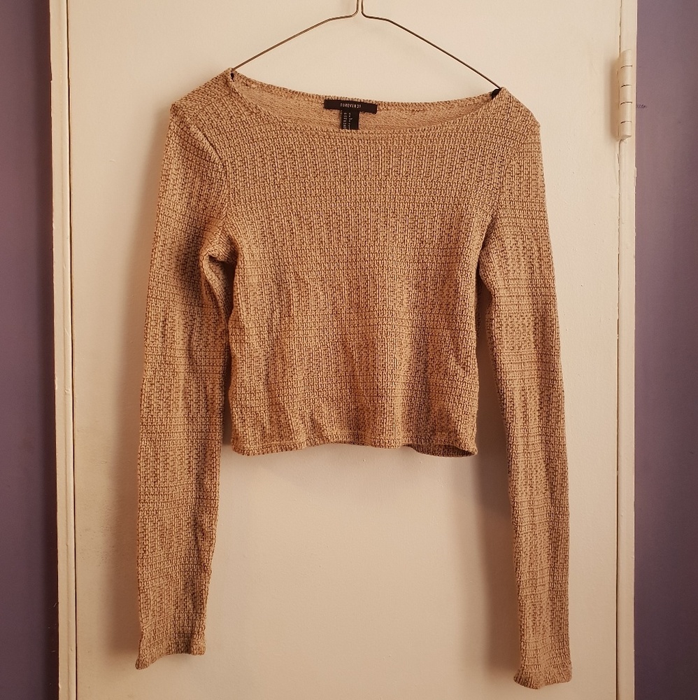 Knitted Forever 21 crop tops